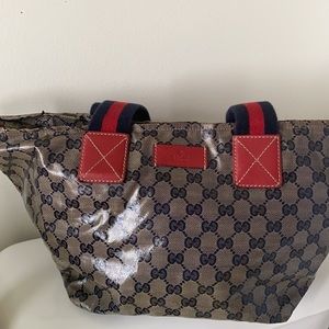 Red and blue Gucci (authentic) bag